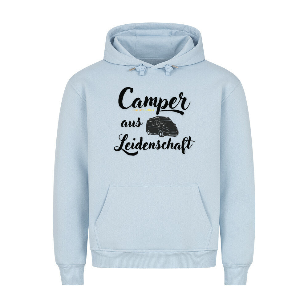 Camper aus Leidenschaft Fiat Ducato Van - Premium Hoodie Babyblau